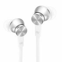 Вакуумные наушники (гарнитура) Xiaomi Mi In-Ear Headphones Basic Silver (серебристые) / Xiaomi Piston Basic